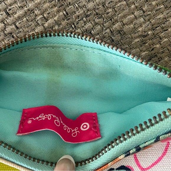 Lilly Pulitzer Clutch with Bamboo Handle - Picture 4 of 5